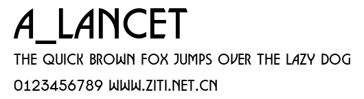 a_Lancet.ttf字體轉換器圖片