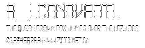 a_LCDNovaOtl.ttf字體轉換器圖片