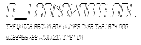 a_LCDNovaOtlObl.ttf字體轉換器圖片