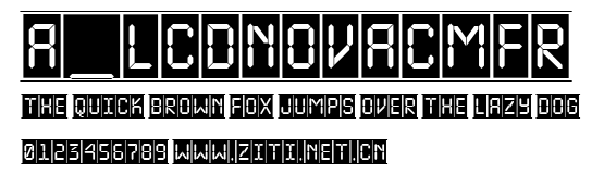 a_LCDNovaCmFr.ttf字體轉換器圖片