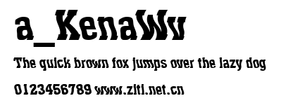 a_KenaWv.ttf字體轉換器圖片