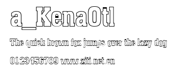 a_KenaOtl.ttf字體轉換器圖片