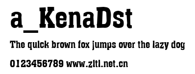 a_KenaDst.ttf字體轉換器圖片