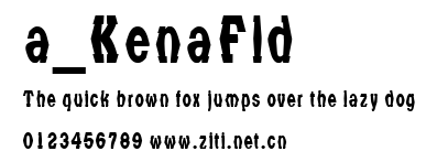 a_KenaFld.ttf字體轉換器圖片