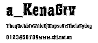 a_KenaGrv.ttf字體轉換器圖片