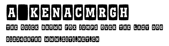 a_KenaCmRgh.ttf字體轉換器圖片