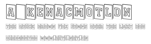 a_KenaCmOtlDn.ttf字體轉換器圖片