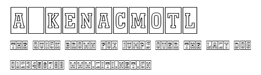 a_KenaCmOtl.ttf字體轉換器圖片