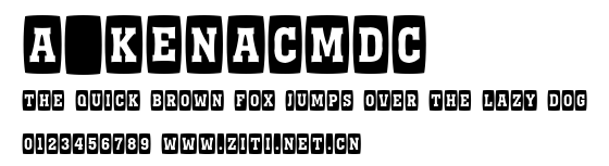 a_KenaCmDc.ttf字體轉換器圖片