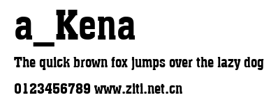 a_Kena.ttf字體轉換器圖片