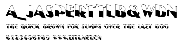 a_JasperTtlB&WDn.ttf字體轉換器圖片