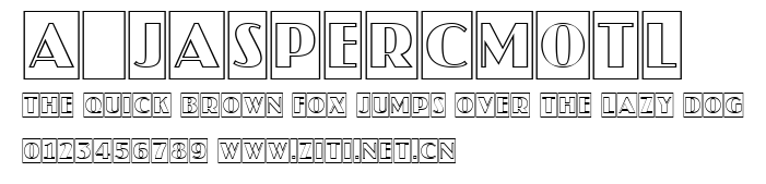 a_JasperCmOtl.ttf字體轉換器圖片