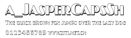 a_JasperCapsSh.ttf字體轉換器圖片
