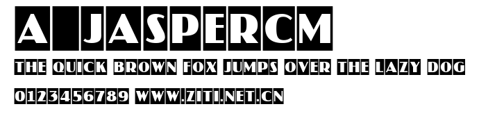 a_JasperCm.ttf字體轉換器圖片