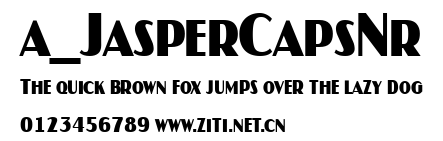 a_JasperCapsNr.ttf字體轉換器圖片