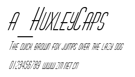 a_HuxleyCaps.ttf字體轉換器圖片