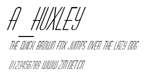 a_Huxley.ttf字體轉換器圖片