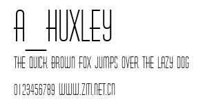 a_Huxley.ttf字體轉換器圖片