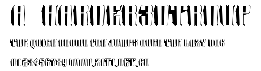 a_Harder3dTrnUp.ttf字體轉換器圖片