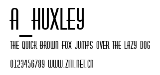 a_Huxley.ttf字體轉換器圖片