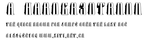 a_Harder3dTrnDn.ttf字體轉換器圖片