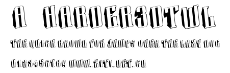 a_Harder3dTwL.ttf字體轉換器圖片