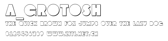 a_GrotoSh.ttf字體轉換器圖片