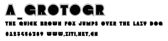 a_GrotoGr.ttf字體轉換器圖片