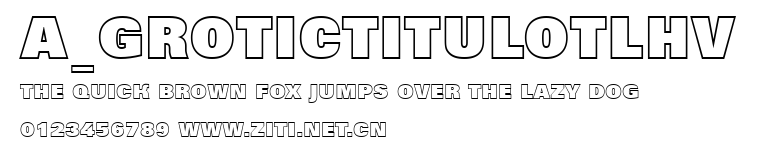 a_GroticTitulOtlHv.ttf字體轉換器圖片