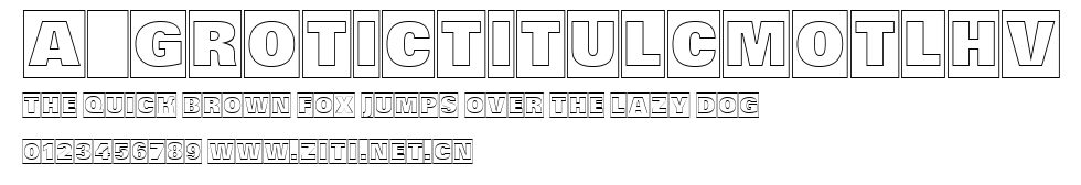 a_GroticTitulCmOtlHv.ttf字體轉換器圖片
