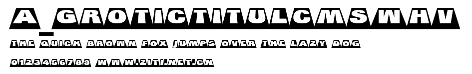a_GroticTitulCmSwHv.ttf字體轉換器圖片