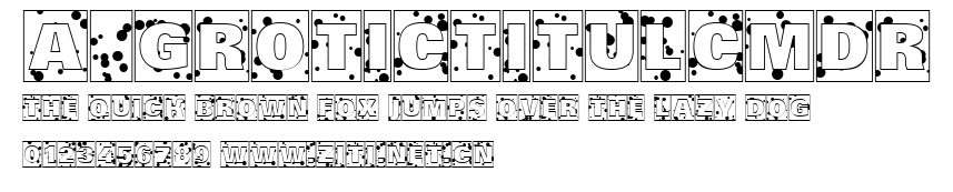 a_GroticTitulCmDr.ttf字體轉換器圖片