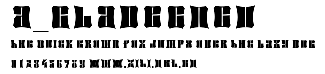 a_GladeCncv.ttf字體轉換器圖片