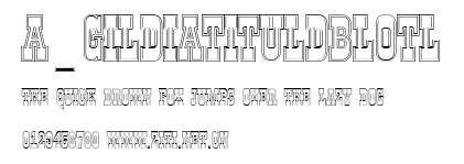 a_GildiaTitulDblOtl.ttf字體轉換器圖片