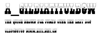a_GildiaTitulB&W.ttf字體轉換器圖片