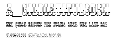 a_GildiaTitul3DSh.ttf字體轉換器圖片