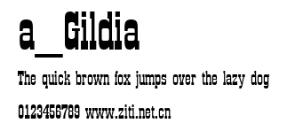 a_Gildia.ttf字體轉換器圖片
