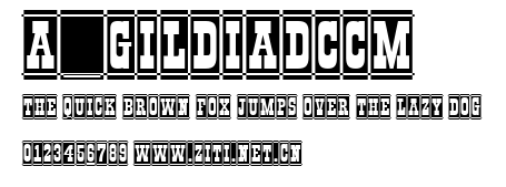 a_GildiaDcCm.ttf字體轉換器圖片
