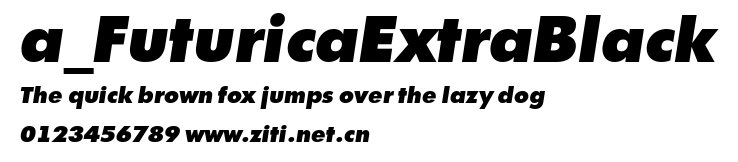 a_FuturicaExtraBlack.ttf字體轉換器圖片