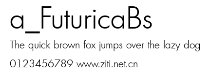 a_FuturicaBs.ttf字體轉換器圖片