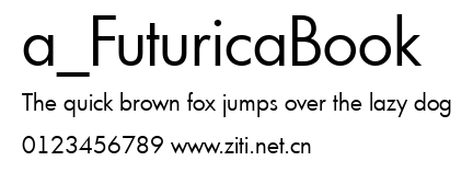 a_FuturicaBook.ttf字體轉換器圖片