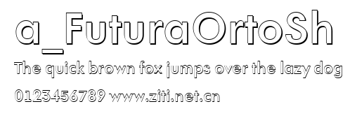 a_FuturaOrtoSh.ttf字體轉換器圖片