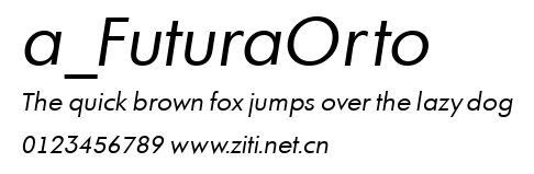 a_FuturaOrto.ttf字體轉換器圖片
