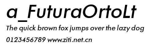 a_FuturaOrtoLt.ttf字體轉換器圖片