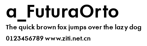 a_FuturaOrto.ttf字體轉換器圖片