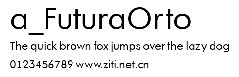 a_FuturaOrto.ttf字體轉換器圖片