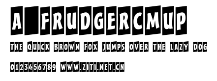 a_FrudgerCmUp.ttf字體轉換器圖片