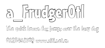 a_FrudgerOtl.ttf字體轉換器圖片