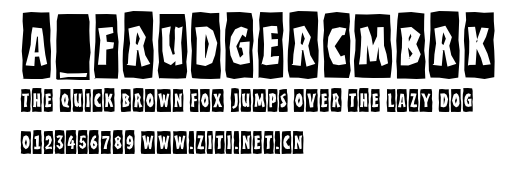 a_FrudgerCmBrk.ttf字體轉換器圖片