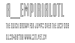 a_EmpirialOtl.ttf字體轉換器圖片